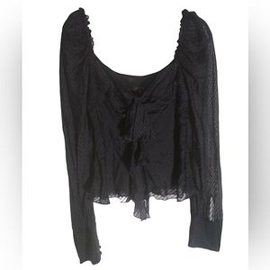 Escada 100% Silk Flowy Longsleeve Dress Shirt Size EU40